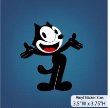 Felix The Cat / El gato Felix  / Version A / Decal / Vinyl Sticker picture
