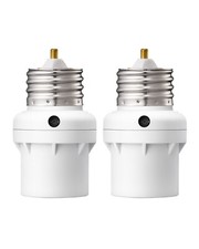DEWENWILS 2 Pack Light Sensor Socket, Dusk to Dawn  360° Sensor Rotation, E26 picture