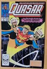 Quasar #1 VF+ (8.5) Marvel Boy & Fantastic Four Appearances Marvel Comics 10/89 picture