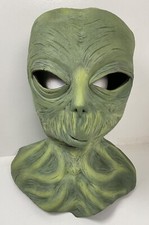 Vintage Collegeville Halloween Mask | Alien | Extraterrestrial | Green Martian picture
