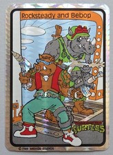 Rare VTG Prism 1989 TMNT Rocksteady & Bebop Vending Machine Sticker Collectible picture