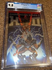 Harbinger Wars 1 (Valiant), Larosa 1:250 Brushed Metal Variant, CGC Graded 9.8 picture