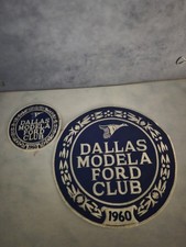 Vtg. 1960s Dallas Modela Ford Club Patches Lot (SG-22) picture