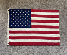 Vtg 2x3 Ajax Paramount Flag Co United States Flag 100% Cotton Mfg San Francisco picture
