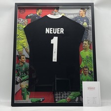 Bayern Munich Jersey Manuel Neuer Signed In Nielsen Frame COA Adidas Original picture