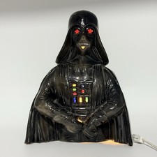 Vintage 1979 Darth Vader Ceramic Lamp Night Light Handmade Star Wars AS-IS picture
