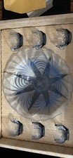 Vintage Lindsey Mosser Glass Children’s Punch Bowl And Cups picture