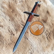 HandMade BraveHeart Sword Scottish Hero William Wallace Claymore Battle Gifts picture