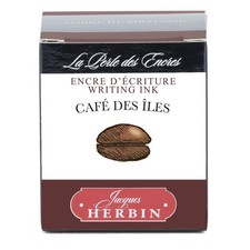 J HERBIN BOTTLED FOUNTAIN PEN INK 30ML CAFE DES ILES picture