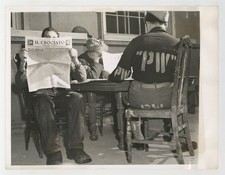 Il Crociato Newspaper 1943 Italian Prisoners War POW Brooklyn WWII Photo J15322 picture