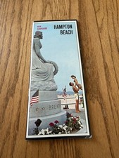 Vintage 1972 Hampton Beach Vacation Guide Brochure New Hampshire USA Color picture