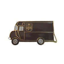 UPS United Parcel Service Delivery Truck 1961-2002 Bow Logo Lapel Pin (220) picture