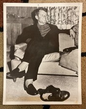 ORIGINAL AP WIRE PHOTO ROBERT F. KENNEDY FEBRUARY 9, 1963 AFTER 50 MILE HIKE picture