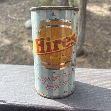 Hires Root Beer Flat Top Barrel can Charles E. Hires Philadelphia Pa miracan picture