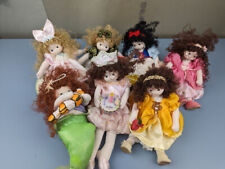 Green Tree Musical Wind Up  - 7 Dolls LOT picture