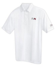NUB Oliva Cigar Tobacco White Active Wear Polo Golf Shirt XL New Free Hygrometer picture