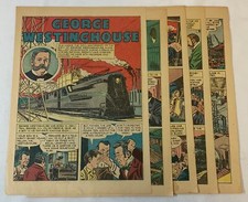 1946 nine page cartoon story ~ GEORGE WESTINGHOUSE picture