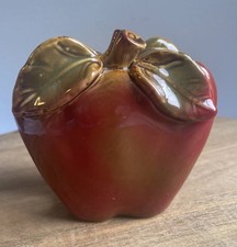 Vintage Ceramic Apple Napkin Holder Cottage Core Farmhouse picture