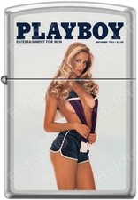 Zippo Playboy September 1982 Cover Satin Chrome Windproof Lighter NEW RARE picture