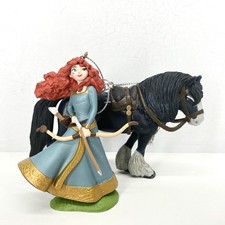 Brave Merida And Angus Christmas Ornament Set Disney Princess picture