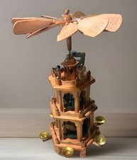 Weihnachts Pyramide 3-Tier German Christmas Nativity Carousel In Box VTG #7952 picture