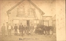 Ea. Pittston Maine ME General Store c1900s-10s Real Photo Postcard bhn picture