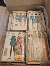 Large Lot Of 43 Vintage Sewing Patterns 1940s-contemporary Reprints picture