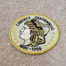 Vintage Statue Of Liberty 1886-1986 Centennial Patch  picture