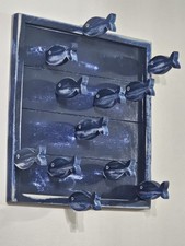 New Framed 3D Picture Nautical  Ocean Fish Wall Art Shadow Box Sculpture Wood picture