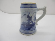 Vintage Holland Blue and White Miniature Stein picture