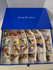 Danbury Mint Miniature Holiday Collie Sheltie Set 24 Figures w Box Rare HTF VTG picture