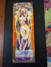 2026 Topps Marvel Neon Giant Sized Booklet Auto STORM (Art by Bella Rachlin) picture