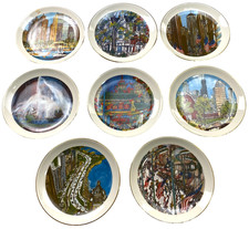 8 VTG Franklin McMahon Chicago Plate Set Limited Ed Continental Bank 8