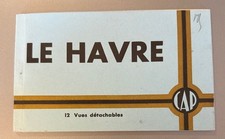 Le Havre France Postcard Booklet c1930s CAP 12 Detachable Views La Bourse picture