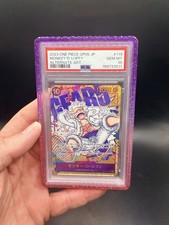 PSA 10 Monkey D. Luffy SEC (Alt Art) OP05-119 One Piece Japanese With Guard picture