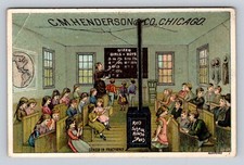 Red School House Shoes C M Henderson Students Teacher McMonies Ford Lyons P841 picture