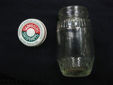Vintage SHIPPAMS PASTE JAR from the UK with ORIGINAL LID~OLDIE~3.25