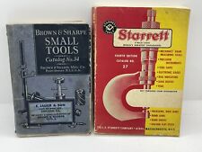 2 Vintage Tool Catalogs 1941 Brown & Sharpe No. 34 & 1965 Starrett Catalog No 27 picture