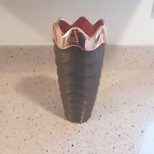 Nambe Copper Canyon Collection Vase Lisa Smith 2009 Design 9.5” MT0144 USA picture
