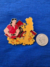 DLP Gaston and Belle Villain Beauty and Beast Silhouette PARIS DLRP DISNEY PIN picture
