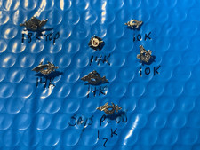 Masonic Shriners Gold Pins And Fraternal Organization Awards lot of 7, 10,14,18k picture