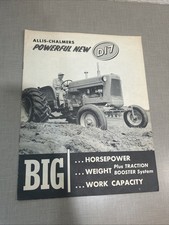 Vintage Allis-Chalmers D17 1957 Sales Brochure  picture