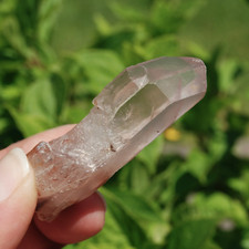2.4in 27g Rare Tantic Twin Pink Lithium Lemurian Quartz Crystal Starbrary, Brazi picture