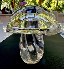Steuben crystal smooth mushroom 4.5 H 4.5 W HEAVY picture