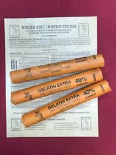 inert Hercules dynamite sticks, set of 3 w/instructions, replica, mining display picture