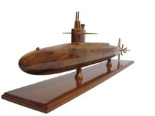 USS Lafayette Class SSBN-616 FBM Navy Nuclear Submarine Sub Wood Wooden Model picture