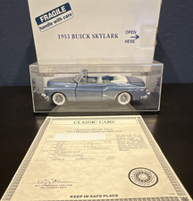 MINT 1953 Buick Skylark Danbury Mint 1:24 - PRISTINE Time Capsule - Box & Title picture