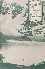 Vermont Lakes & Mountains by Vermont Bureau of Publicity, 1932, SC VG picture