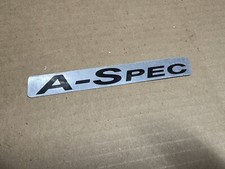 Vintage 5-1/2” Metallic Acura A-Spec Decal Sticker NOS Racing TSX RSX TL MDX picture