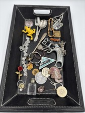 Vintage junk drawer lot items advertising Smalls Older As Shown Lot#15699 picture